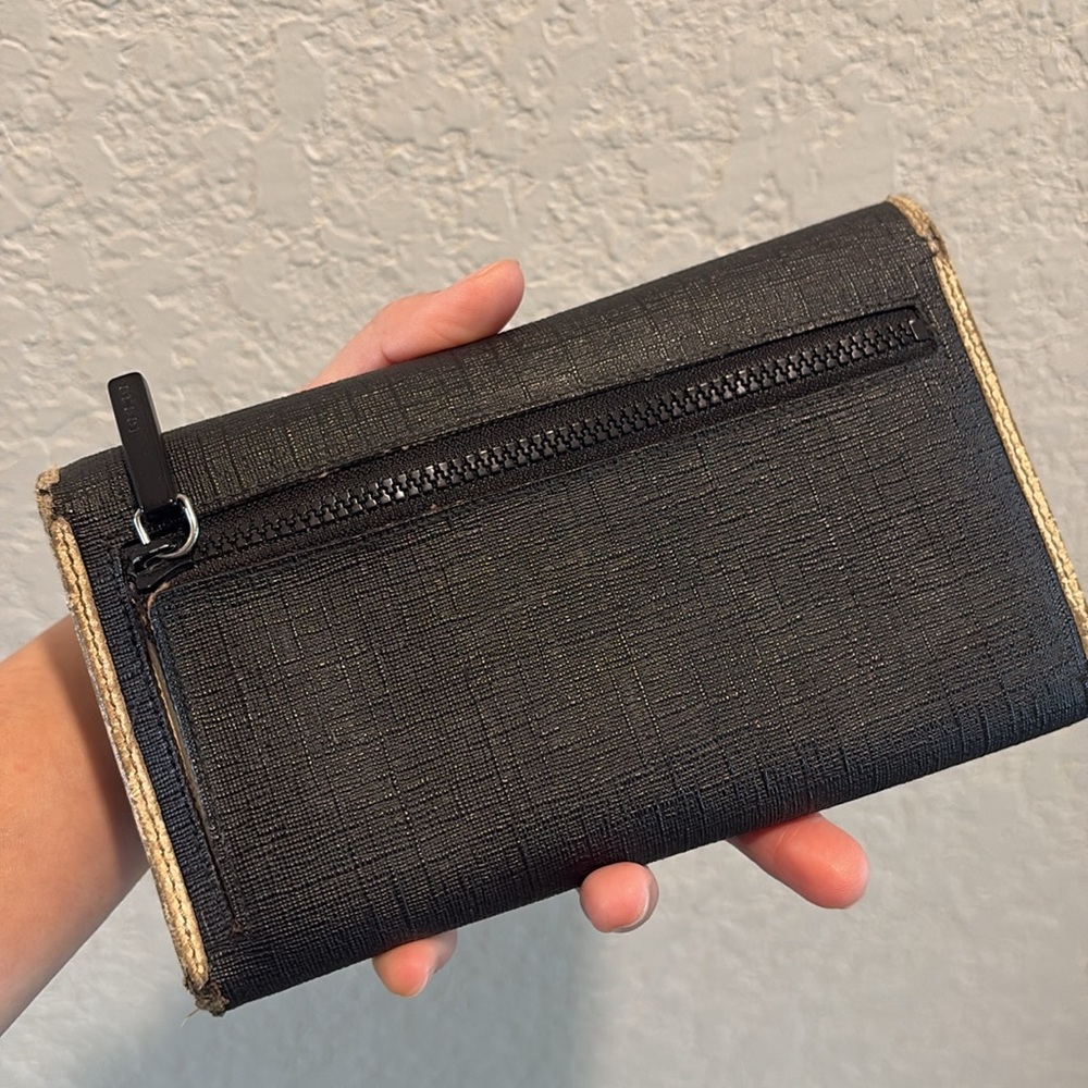 Gucci Trifold Long Snap Wallet Black - Picture 6 of 14